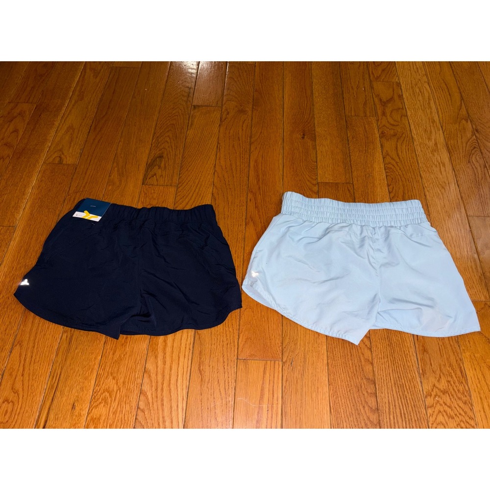 New bundle 2 old Navy Girls Active Go-Dry Running Shorts Navy Blue Size L 10-12